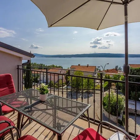 Anton 1 With Panoramic Sea View Appartement Crikvenica
